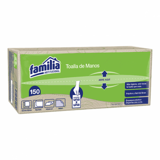 Toalla Mano Tipo Z 21.4 X 23.8 Cm Familia