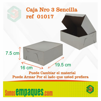 Caja Nro 3 Sencilla