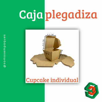 Caja Cupcake Individual 7.5x7.5x8