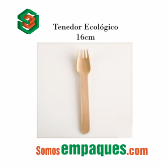 Tenedor Madera El Sol X 20 Und