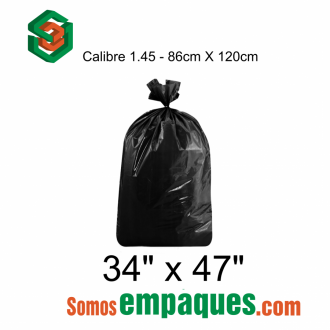 Bolsa Basura Jumbo Negra 32x45" - 81x112 Cm